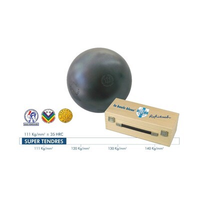 La Boule Bleue Prestige inox 111 collector ball of stainless steel