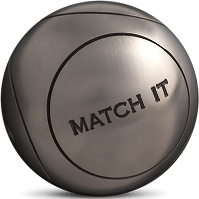 Obut Match 115 IT Strea 1 Bola de petanca de acero inoxidable