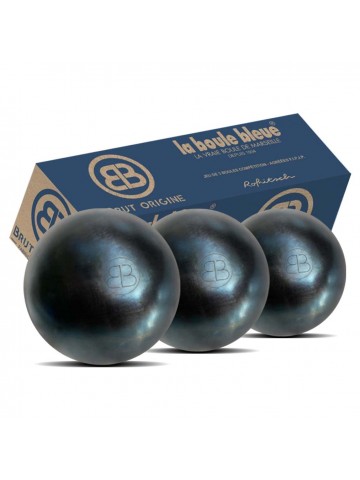 La Boule Bleue Raw carbon origin 125 Semi-Tendre pétanque ball