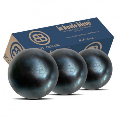 La Boule Bleue Raw carbon origin 125 Semi-Tendre pétanque ball