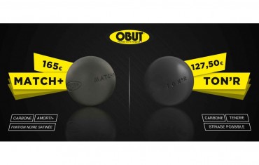 Quelle boule pour tireur choisir : Obut Match+ ou Obut Ton’R ?