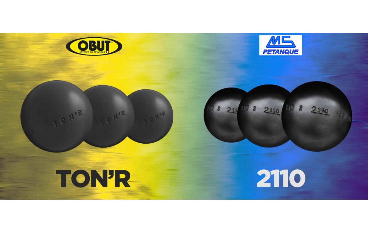Boule de pétanque pour tireur : laquelle choisir entre les modèles Obut Ton’R et MS 2110 ?