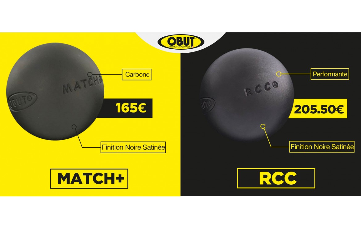 Le duel des boules Obut RCC vs Match + 